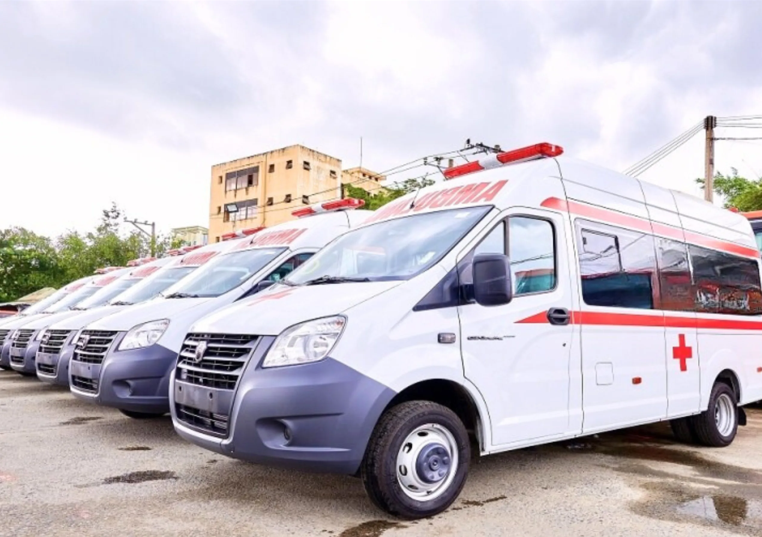 Thiết bị bên trong xe cứu thương